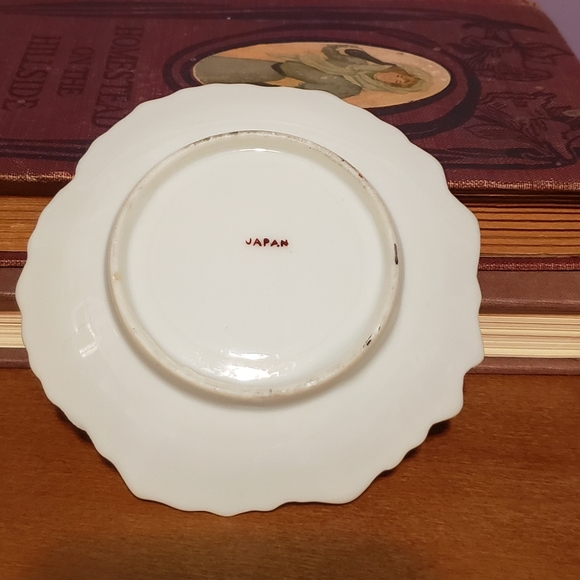 Vintage Miniature Teacup and Saucer Mismatched Rooster Rabbit - Picture 3 of 8